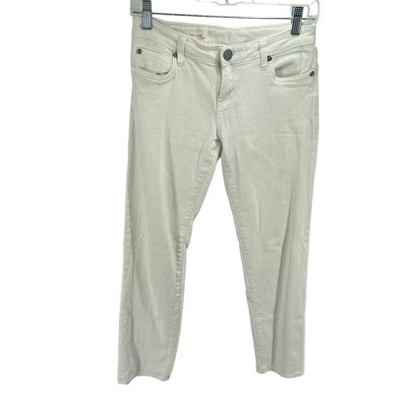 Kut From The Kloth Womens Katy Boyfriend Jeans Cotton Stretch White Size 4 - Picture 1 of 12